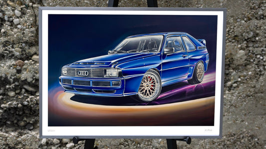 Blue Legend - Kunstdruck des Originals