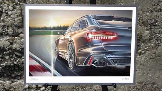 Avant on Track - Kunstdruck des Originals