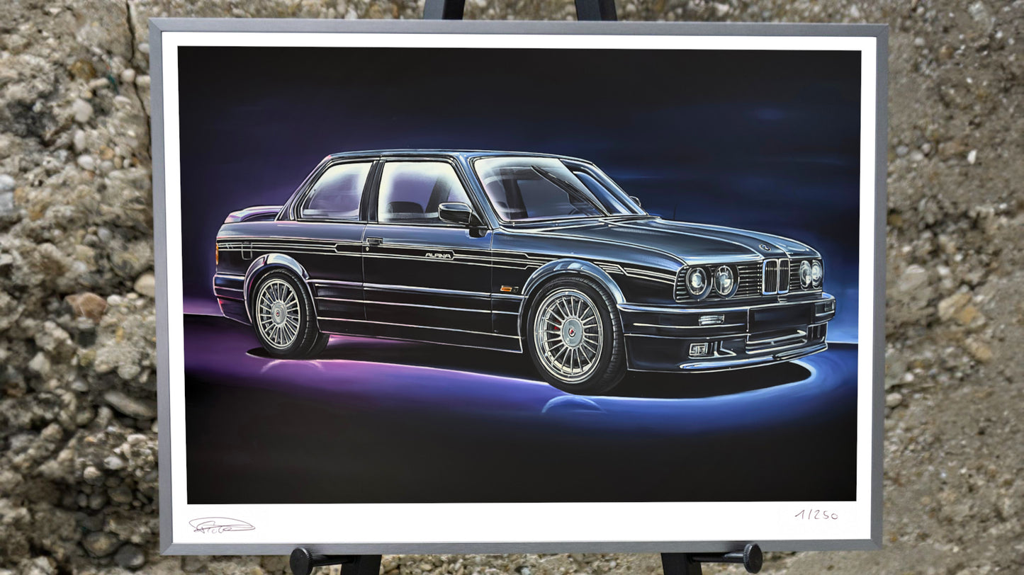 Black Bimmer - art print of the original